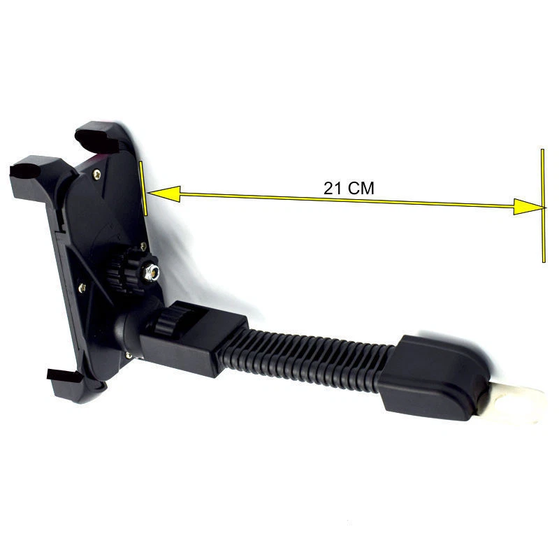 SUPPORTO PORTA CELLULARE PER MOTO SCOOTER BIKE SNODABILE UNIVERSALE SMARTPHONE - Immagine 2 di 4