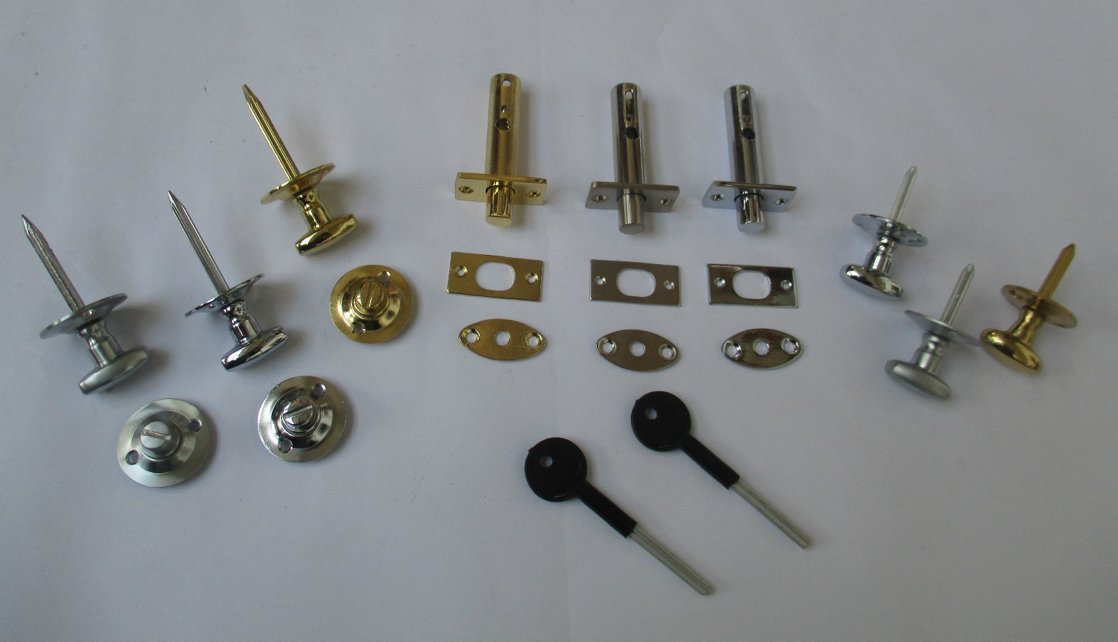 OVAL PRIVACY THUMB TURN Bathroom Toilet Door Security Rack dead Star