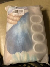 13 PCS SHOWER CURTAIN MATCHING FABRIC HOOKS  BATHROOM SET Multicoloted 60X72”