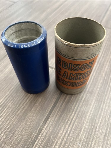Antique Edison Blue Amberol Edison 3112 Don’t Leave Me Daddy A Fields - Afbeelding 1 van 6