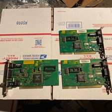 Lot Of 3x 3Com Network Cards One Etherlink XL PCI 1996 Two Etherlink III 1994