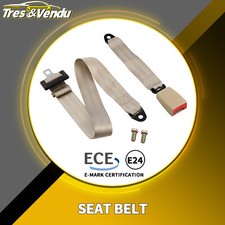 Extra Long 2 Point Lap Seat Belt for Motorhome Adjustable Safety Strap Beige