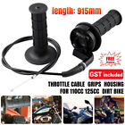 <!--F#f_0-->7/8'' 22mm Motorcycle Throttle Grip Twist Cable Quick Action For 110cc 125cc AU<!--F/-->