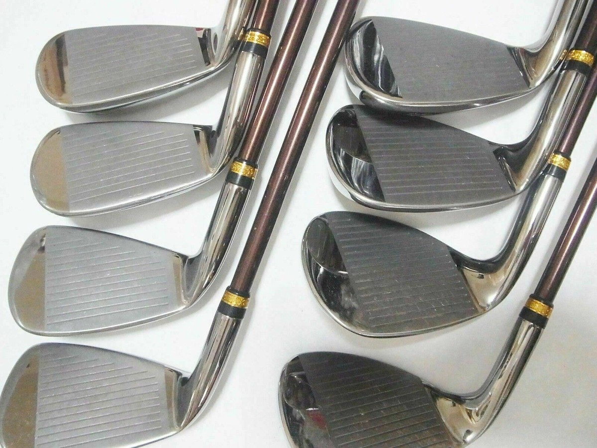 MARUMAN MAJESTY PRESTIGIO GOLD PREMIUM 8PC R-FLEX IRONS SET