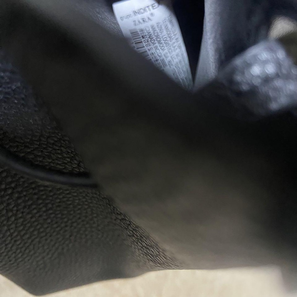 ZARA Zara Bag Drawstring Bag Black Leather Handbag Mini Bag eBay