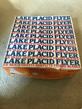 VINTAGE LAKE PLACID WOMENS MODEL 690 FIGURE ICE SKATES SIZE 7 ORIGINAL BOX
