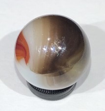 Vintage Vitro Agate Metallic Marble. It Measures .60 Inch In Diameter. Mint.