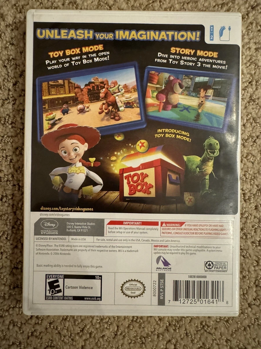 Toy story 2024 3 wii
