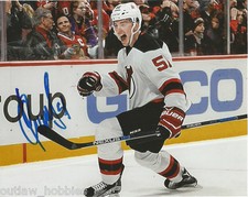 New Jersey Devils Sergei Kalinin Signed Autographed 8x10 NHL Photo COA A