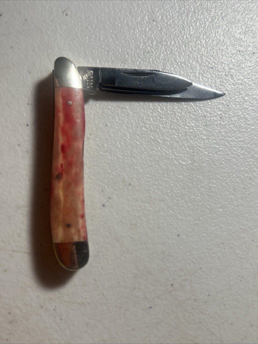 ヴィンテージ　70s位　カロナンバック Case XX USA 1979 (1 Dot) A6220 Appaloosa Peanut Pocket Knife