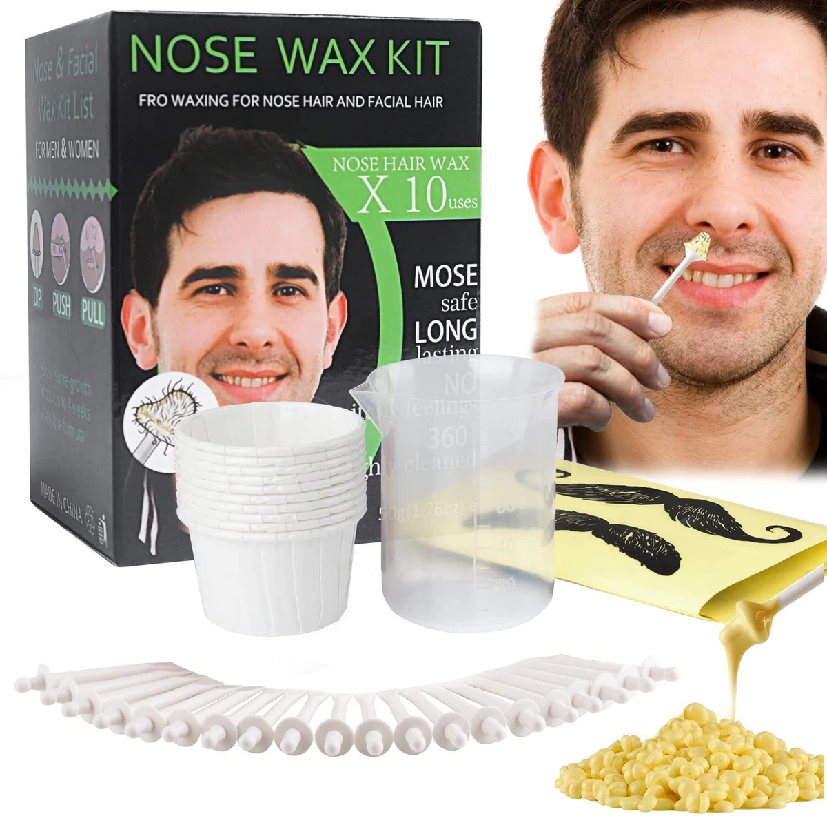 Facial hair online wax removal products