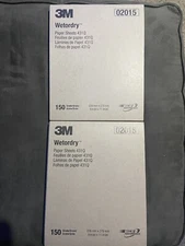 3M 9 x 11" SAND PAPER SHEETS 150 GRIT WET OR DRY S/C #431Q 02015