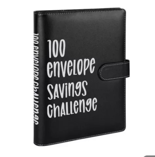 100 Envelope Savings Challenge Binder $5050 money saving cash Budget set of 2 - Picture 3 of 7