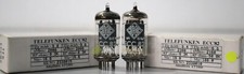 ECC82 Telefunken Diamond Bottom Made in Germany Amplitrex Tested 1 Match Pair