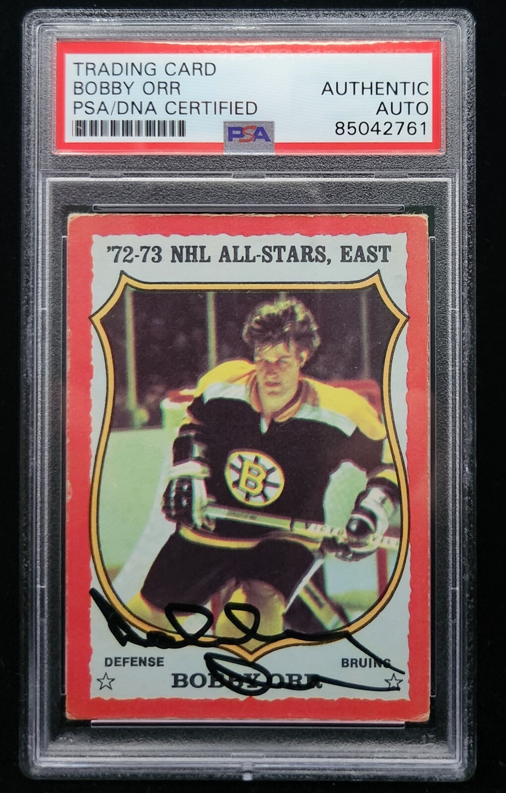 BOBBY ORR 1973-74 OPC #30 Signed Autograph PSA/DNA Authentic