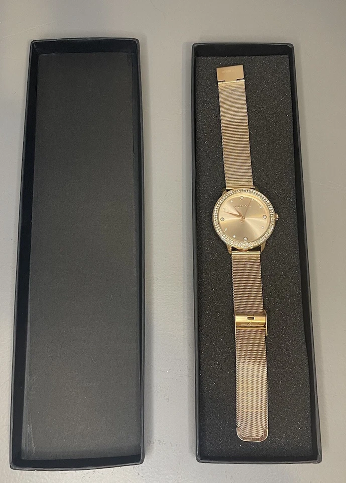 Reloj Taylor Cole Oro Rosa - Necesita Batería Nueva Foto 4 de 4
