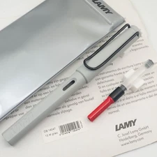 LAMY Safari Griso Matt Grey Fountain Pen NOS