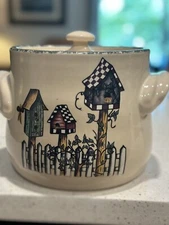 Vintage 1970's "Bird House Design" Cookie Jar, Home and Garden Cookie Jar