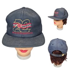 Vintage NRA ILA 20th Anniversary Hat Strapback USA Made Cap Adjustable Blue Dad