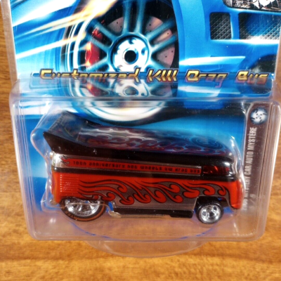 Hot Wheels RLC Mystery Car Mail-In Customized VW Drag Bus Red Real