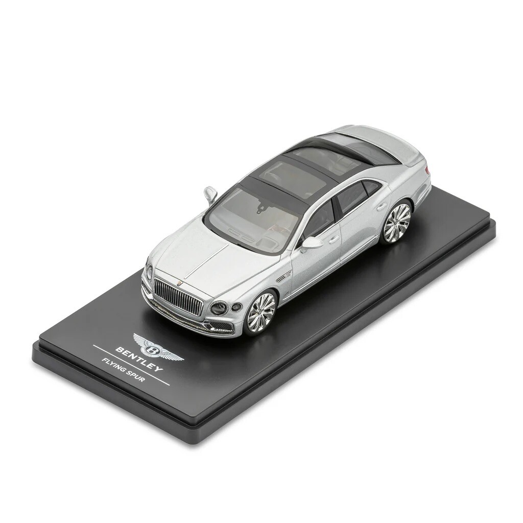 GENUINE BENTLEY III FLYING SPUR V8 BREEZE SILVER GREY 1:43 TSM