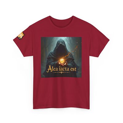 ''Alea Iacta Est'' Julius Caesar Dare to Roll the Dice Unisex Heavy Cotton Tee