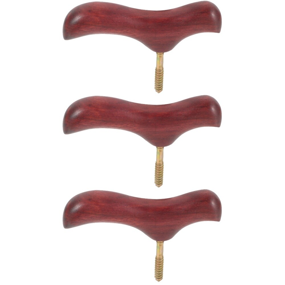 Perilla de bastón pulido mango para exteriores hombres mujeres bastones de esquí caminar