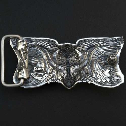 Valkyrie Sterling silver buckle Valkyrie woman 925 Sterling Silver belt buckle - Picture 2 of 16