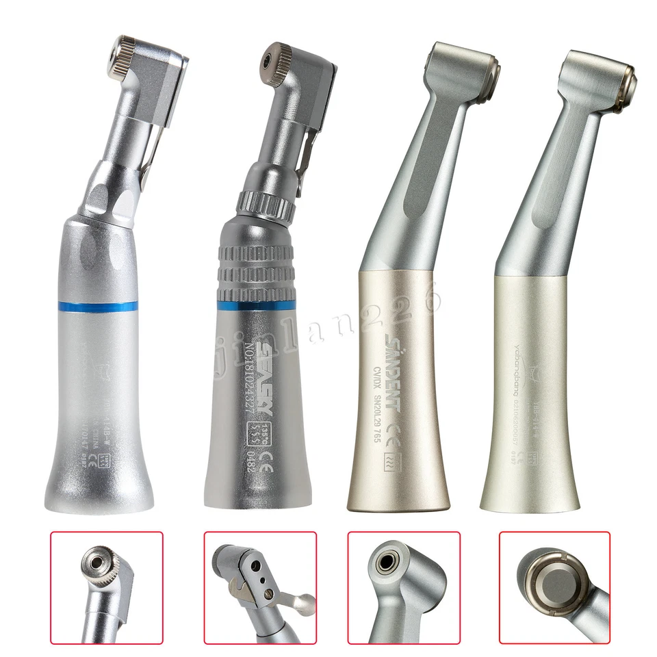 NSK Style Dental Slow Low Speed Contra Angle Handpiece Push / Latch Head E-type