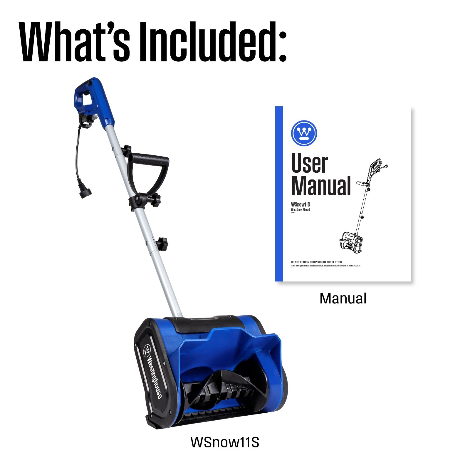 Westinghouse Open Box Corded Electric 11" Snow Shovel