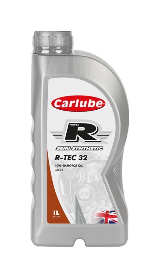 Carlube Engine Oil 4L Triple R 10W40 API SL Semi Synthetic 4x 1 Litre R-TEC 32