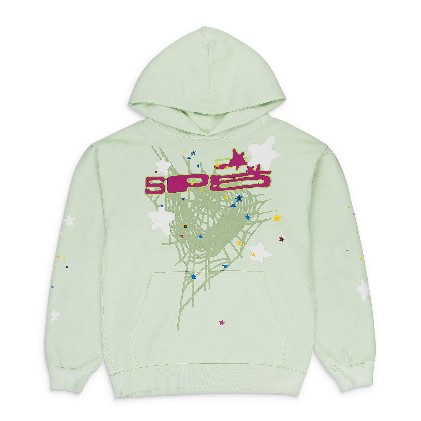 ТОЛСТОВКА С КАПЮШОНОМ NWT SP5DER LIME MINT РАЗМЕР L 200 ДОЛЛАРОВ США 28590₽