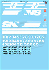NS Norfolk Southern GP38-2 GP40-2 G Scale Dec...