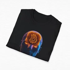 Futuristic Bitcoin Wired T-Shirt (BTC, crypto, invest, HODL)