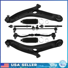 For 2010-2013 Kia Soul Front Lower Control Arm Tie Rod End Sway Bar Bellow Boots
