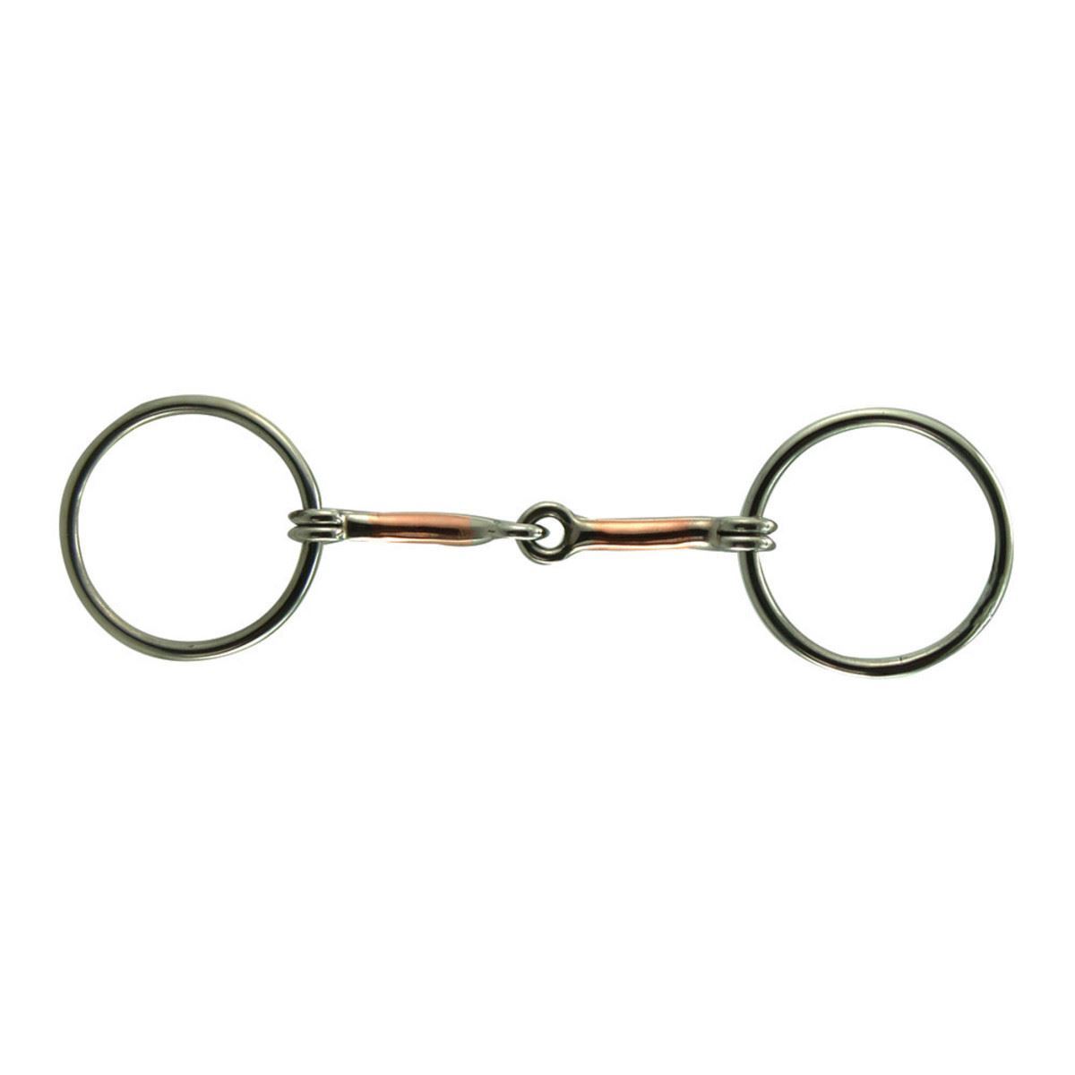 Filet De Bride Coronet Copper Mouth Dee Snaffle – 5 1/2 Pouces – Neuf