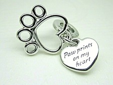 PANDORA 799360C00 Hearts and Print Paw 