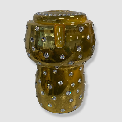 $595 Crystamas Gold Swarovski Magnum Cork Home Décor