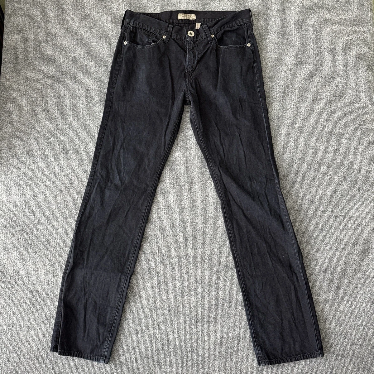 Jean Guess Rebel Straight Leg - Taille 32x32, Lavage Moyen, Coupe Basse, Neuf Avec étiquette