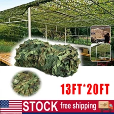 13x20Ft Camping Camouflage Netting Military Camo Sunshade Mesh Hunting Car Cover