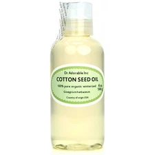4 OZ PREMIUM COTTON SEED OIL PURE COLD PRESSED NATURAL READY TO USE
