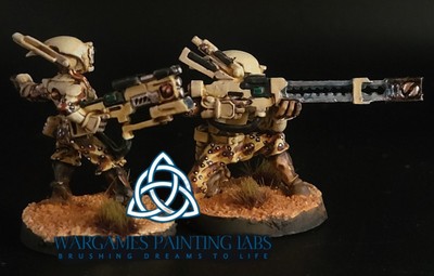 Handpainted Tau Sniper Teams Kill Team WH40K Rare Collectible Figure Wargames