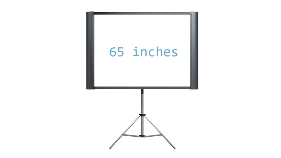 Epson Duet 80 Projecting Screen 65-80inches - Image 2 of 4