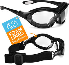 Safety Glasses Anti Fog Scratch Resistant Protective Eyewear with Adjustable
