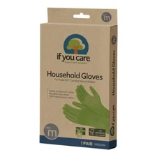 Medium Cotton Flock Lined Household Gloves – Durable, Reusable, Fair Trade Ru...