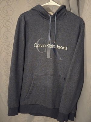 Men s Blue Calvin Klein Jeans Hoodie Size M