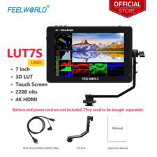 FEELWORLD LUT7S 7 Inch 2200nits 3D LUT Touch Screen DSLR Camera Field Monitor