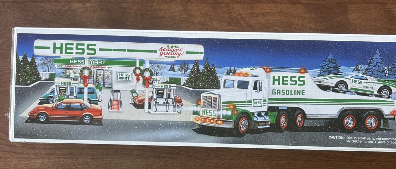 Vintage 1991 HESS Toy Truck and Friction Racer