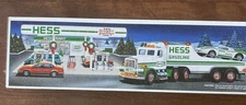 Vintage 1991 HESS Toy Truck and Friction Racer