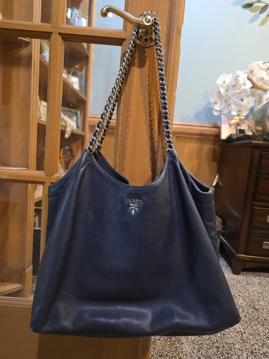 PRADA Totes Blue Bags & Handbags for Women for sale | eBay